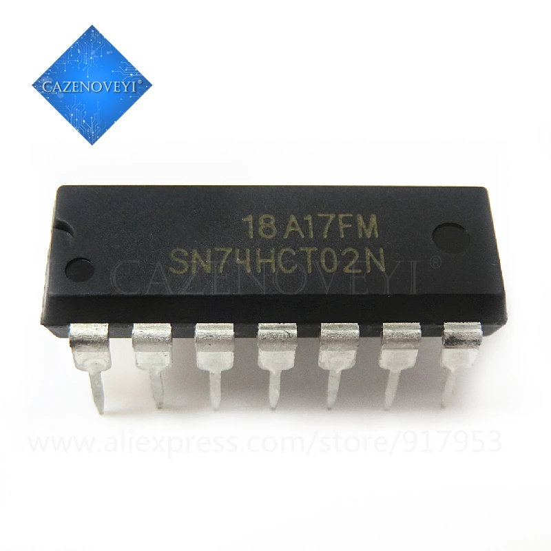10 шт./лот SN74HCT02N DIP-16 SN74HCT02 DIP 74HCT02 74HCT02N DIP16 в наличии