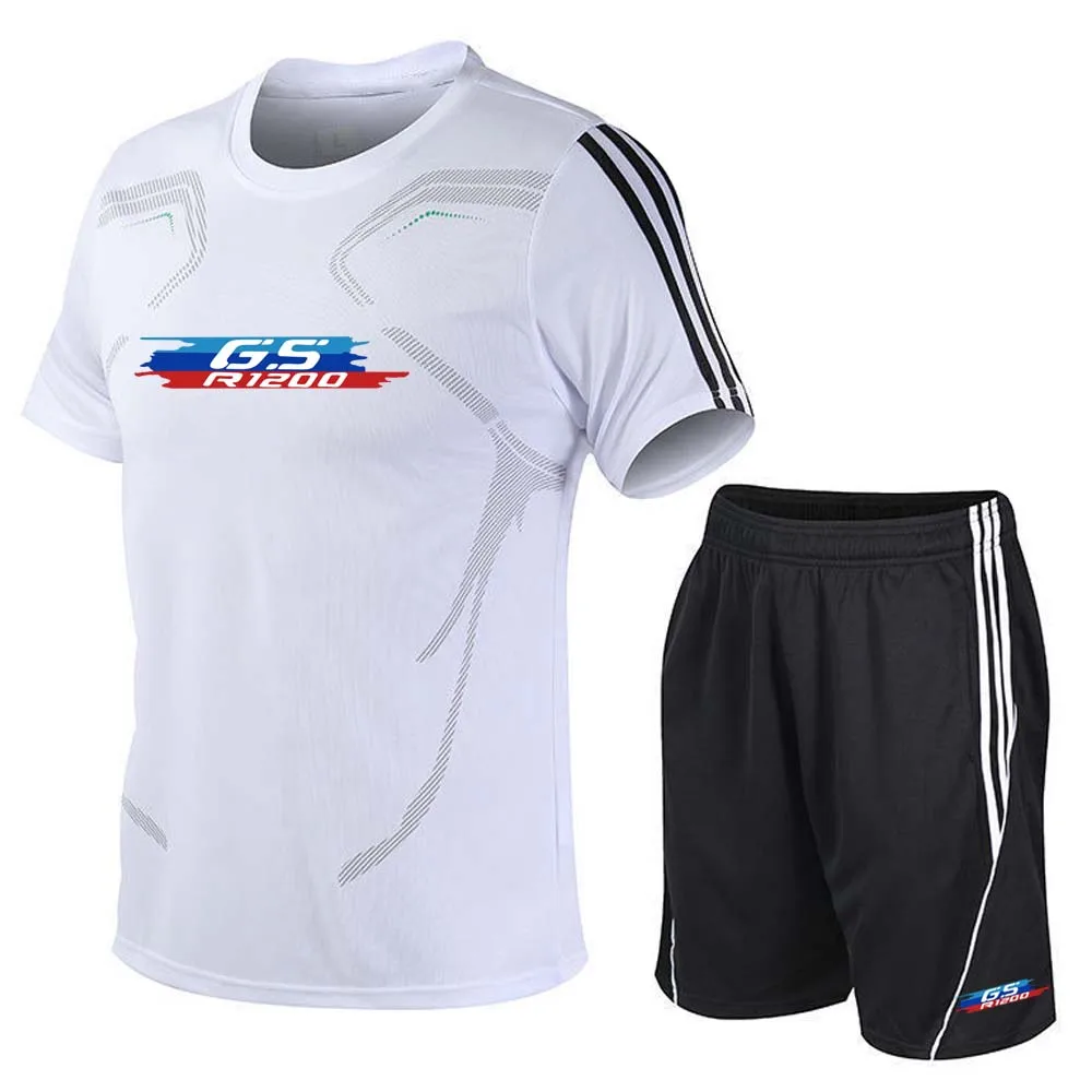 

FOR BMW G310R G310GS G650GS GS R1200 G650X New short sleeved men's T-shirt breathable loose fitting sportswear summer with logo