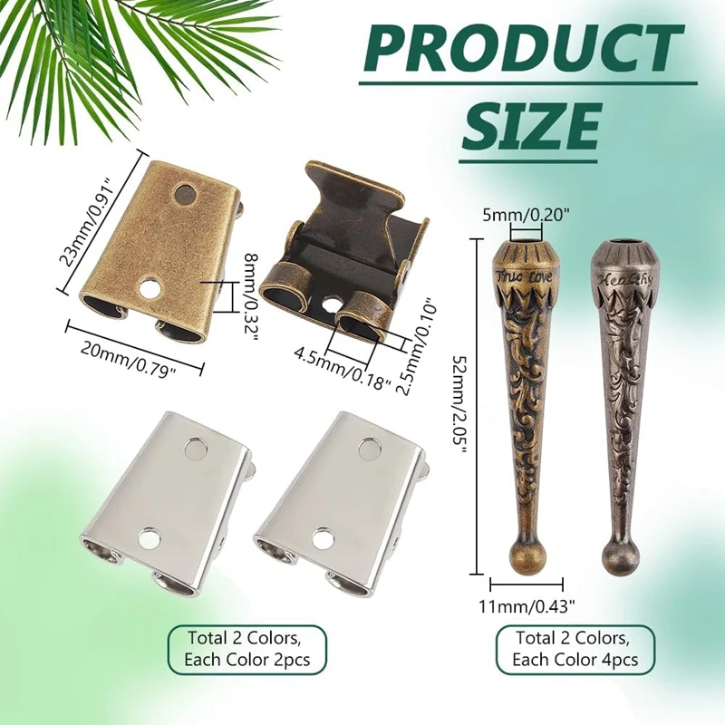 Наборы для изготовления галстуков-боло железные фурнитура галстука-боло