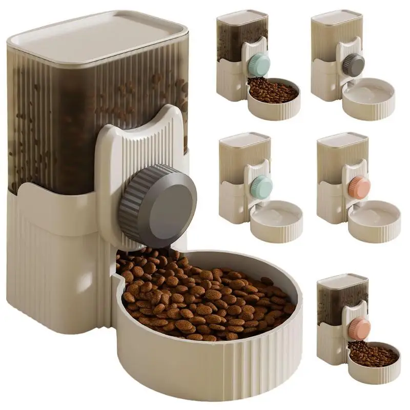 

Automatic Cat Feeders Water Dispenser 34 Oz Gravity Auto Feeder Waterer Water Food Bowl Dog Feeding Station For Cage Pet For Dog