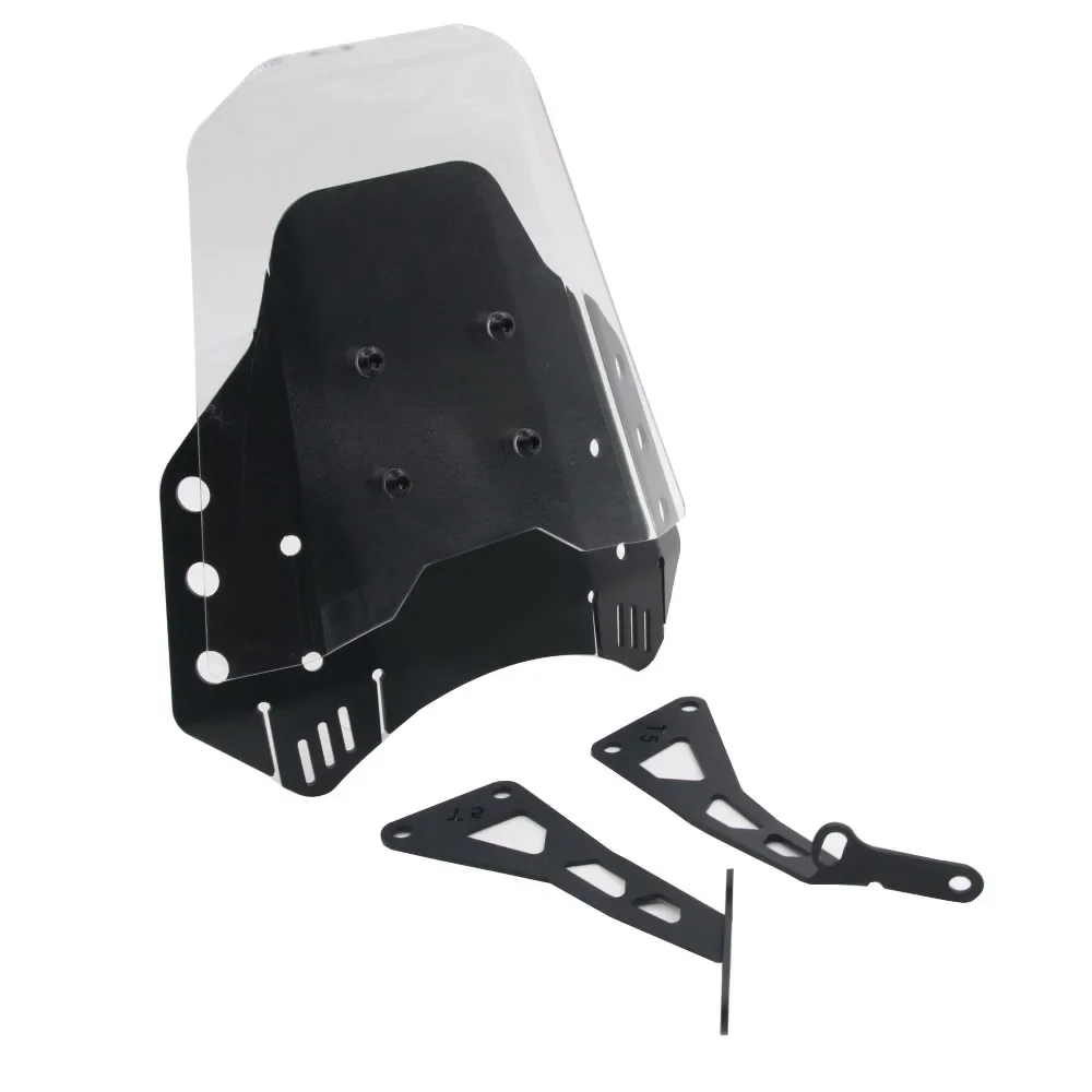 

Для Triumph Speed 400 Speed400 Scrambler 400X модифицированное лобовое стекло из алюминиевого сплава, прозрачное маленькое украшение для лобового стекла