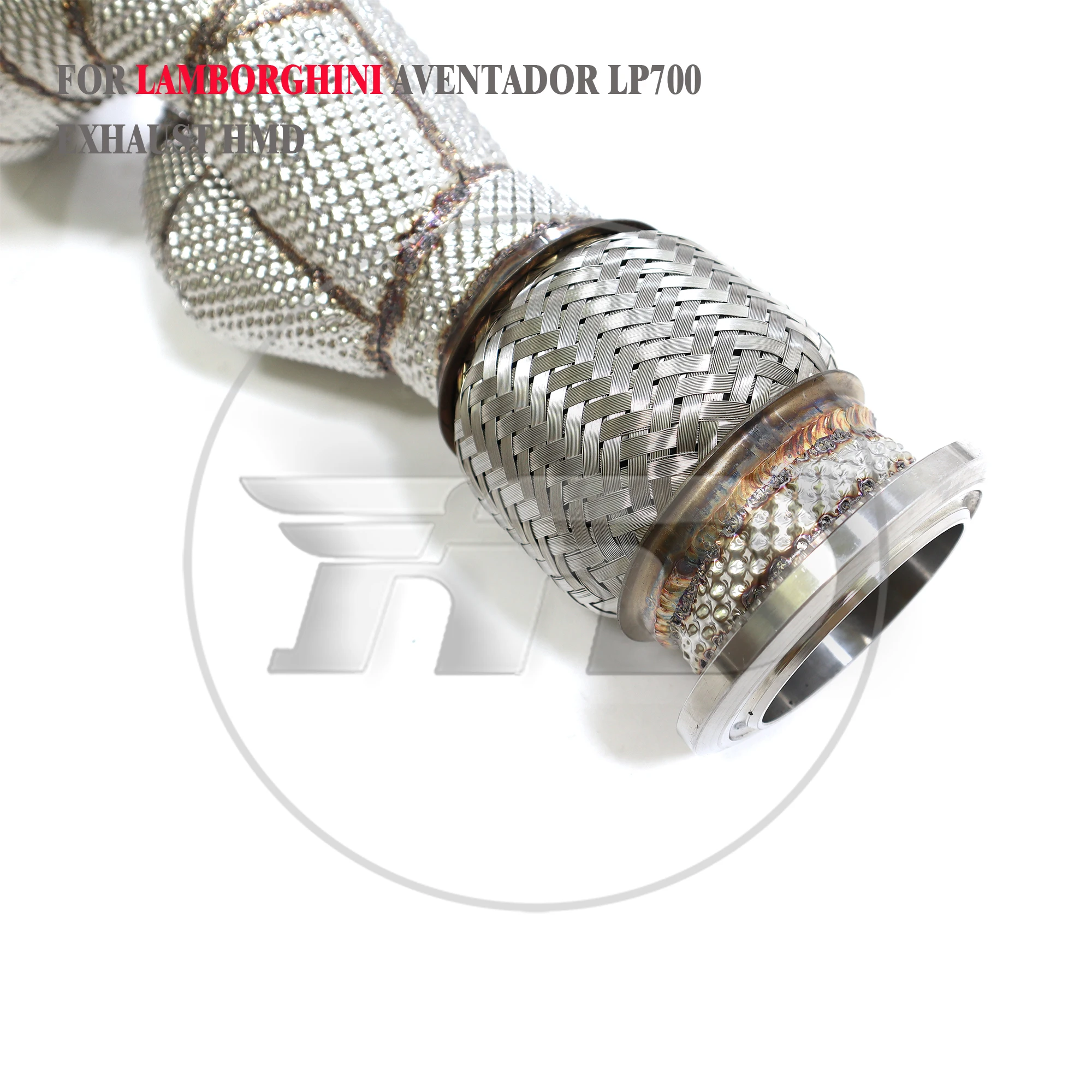 Даунпайп HMD для выхлопной системы Lamborghini Aventador LP700 каталитический коллектор из