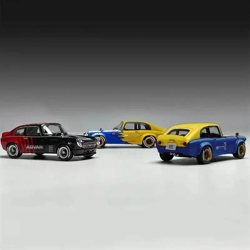 Ложка Mortal 1:64 S800 Coupe Outlaw/литая модель автомобиля Advan