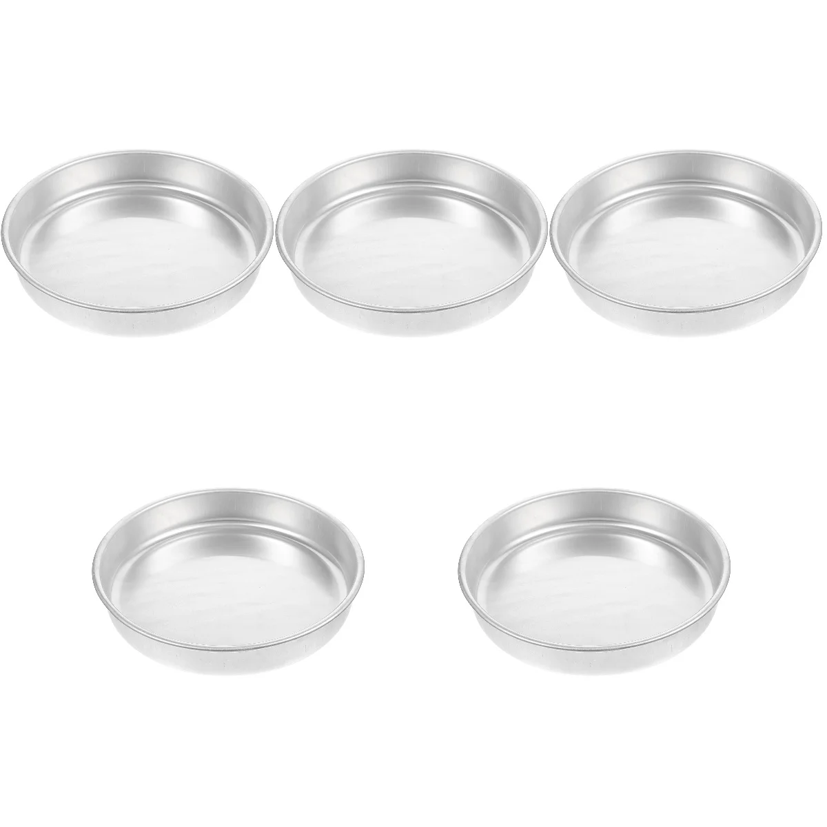 

5x Pancake Heat-Resistant Wear-Resistant Pancake Oven Tray Heat-resistant Oven Pan Metal Pie Pans for Pancake Oven