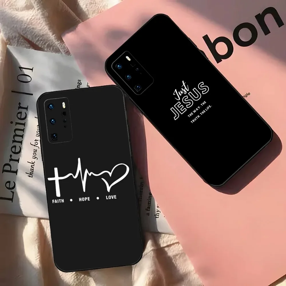 Чехол для телефона F-Faith с изображением Иисуса и слов Samsung Galaxy A13 21s 22 31 32 52 53 71 80 91