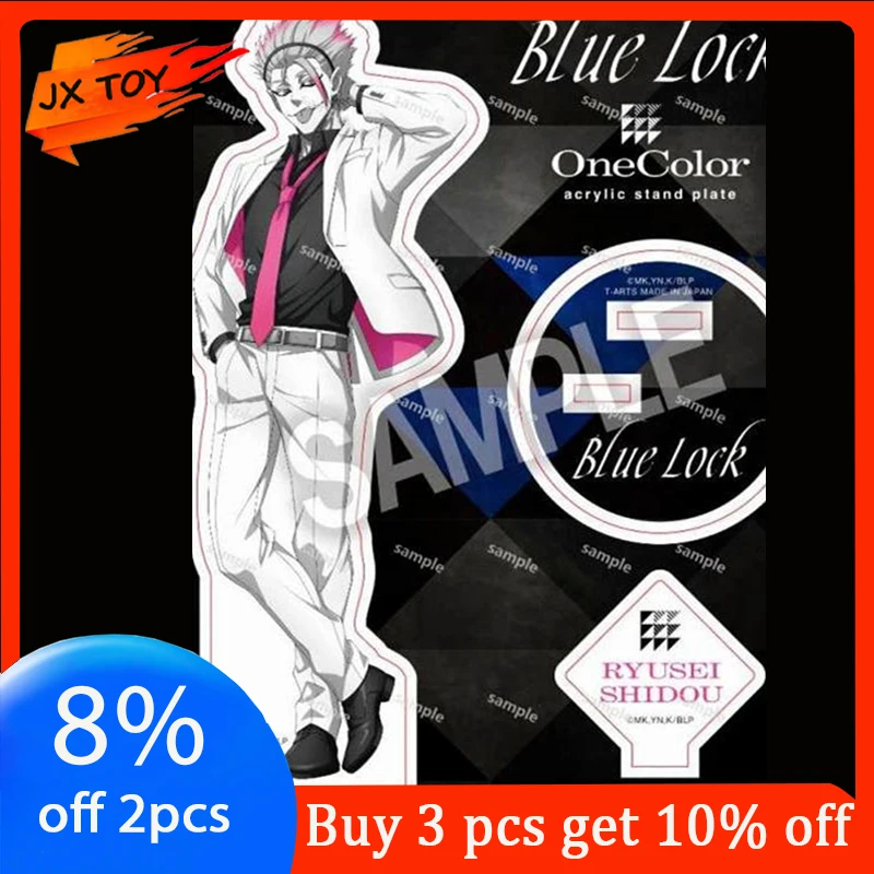 JX TOY Anime Blue Lock Demon Ver Rin акриловая подставка Karaoke Money Cat Seishiro Nagi сидящая фигурка Yoichi Lsagi