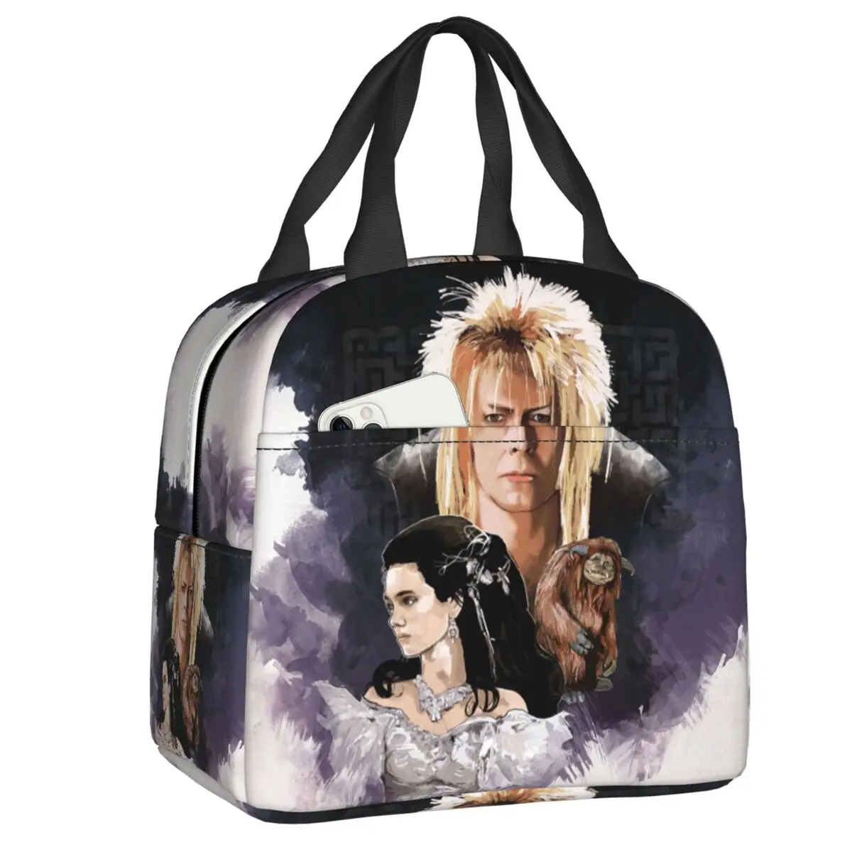 

Adventure Movie Labyrinth Lunch Bag Women Resuable Thermal Insulated er Lunch Box for Kids School Children Food Picnic Bags
