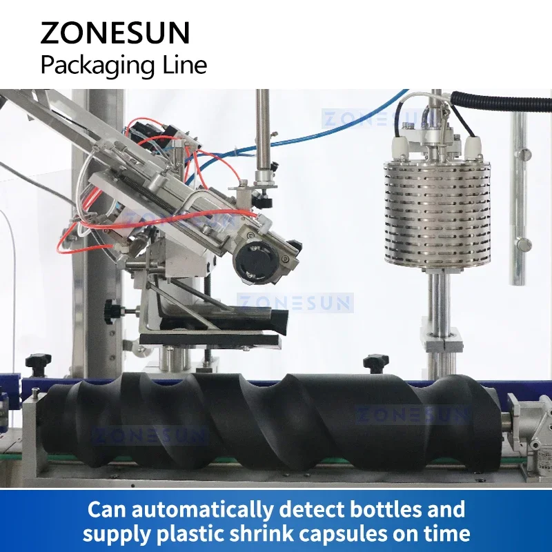 ZONESUN Машина для розлива ликера Корковая укупорочная машина капсул из ПВХ