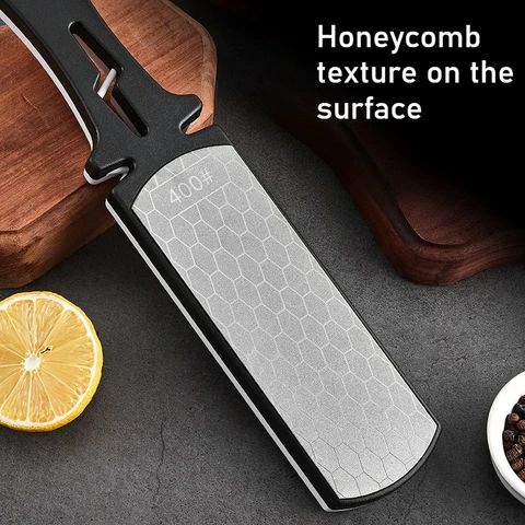 5 в 1 двухсторонняя точилка для кухонных ножей, алмазный точильный камень с нескользящей ручкой, многофункциональный кухонный инструмент для дома