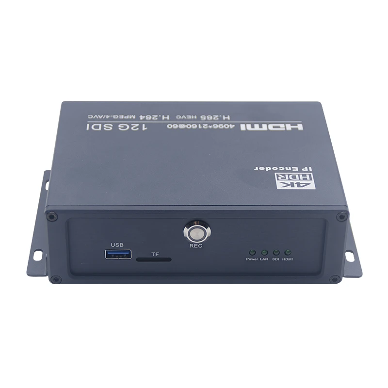 Фото Высококачественный UHD 4K60 HDMI видеокодер для потоковой передачи SRT RTMPS WebRTC, 12G SDI кодер №2