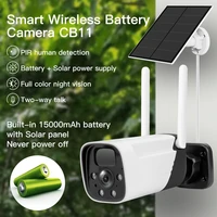 2mp solar security camera outdoor wifi 1080p hd cctv surveillance environmentally rechargeable waterproof night vision ip cam