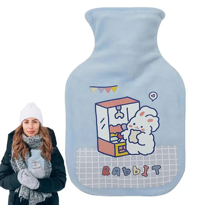 

Hot Water Bag Small Water Filling Hand Warmer With Cute Cover Belly Legs Shoulders & Neck Compress Pack For Winter Leak Proof