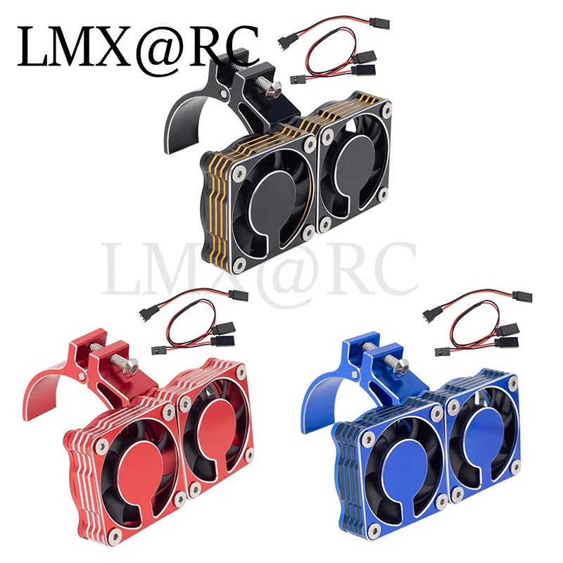 LMX RC Racing 49 мм Мотор Радиатор Бесщеточный 4010 Металлический двойной вентилятор