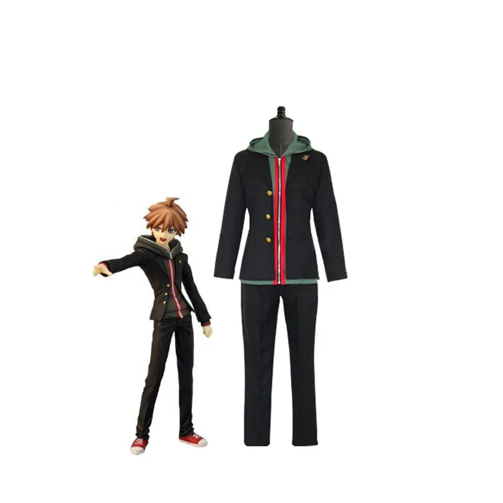 Новый аниме Danganronpa Makoto Naegi косплей костюм полный комплект Хэллоуин карнавальный