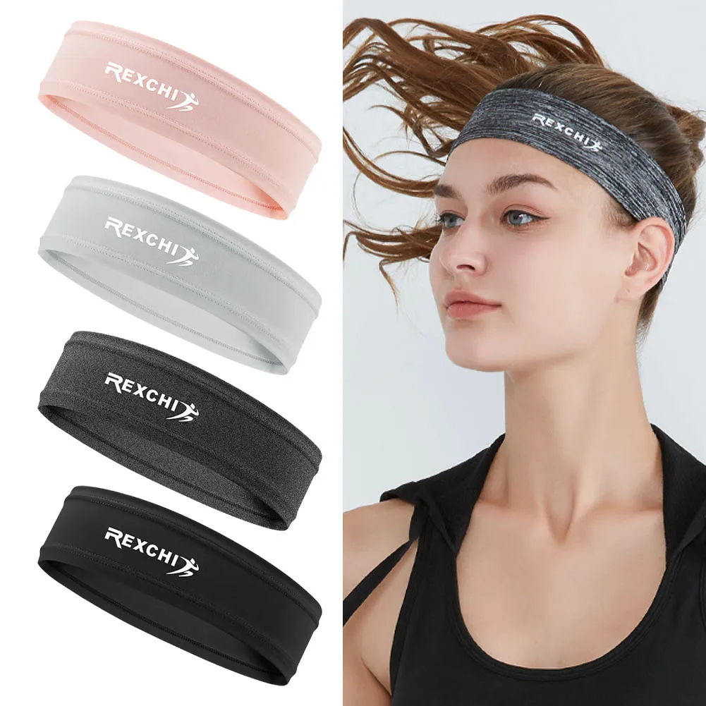

Stretch Sports Yoga Headband Sweat Sweatband Running Fitness Headbands Unisex Leisure Gym Outdoor Sport Cycling Equipment