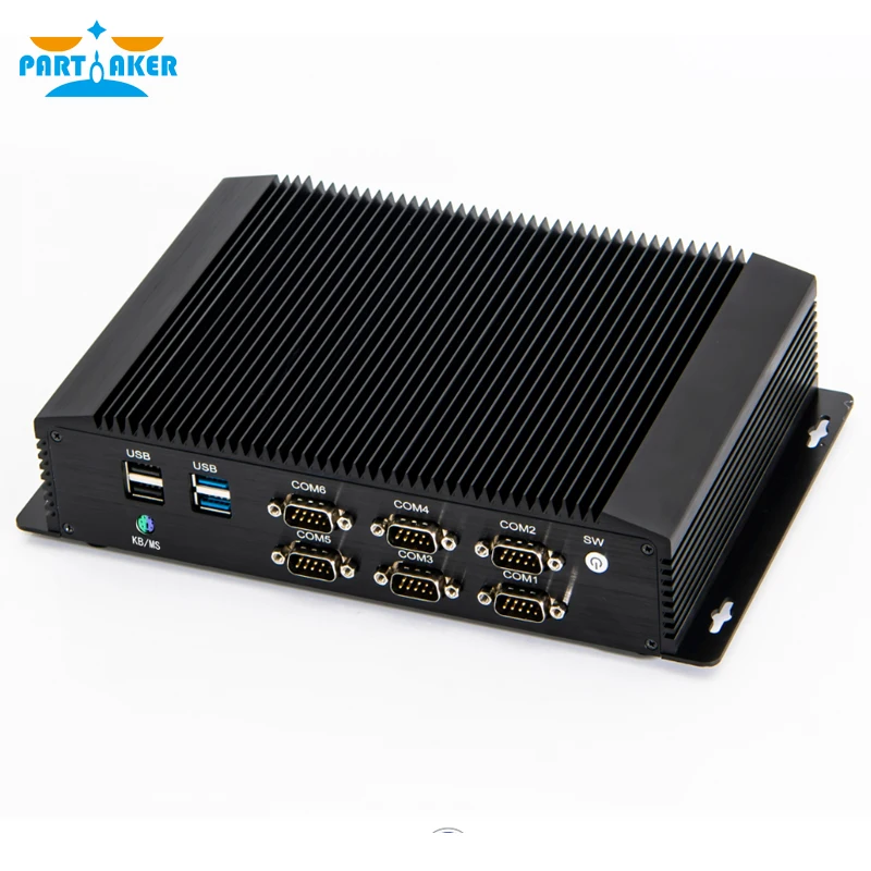 Промышленный мини-ПК Intel Core i7 8550U i5 8250U i3 6157U 7267U с 6COM RS232 RS422 RS485 HDMI VGA GPIO PS2 порта |