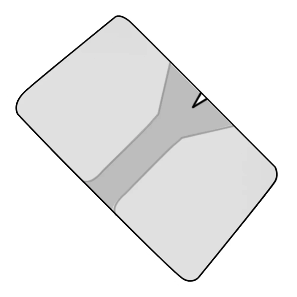 Зеркальное Переднее стекло защита от ультрафиолетового излучения