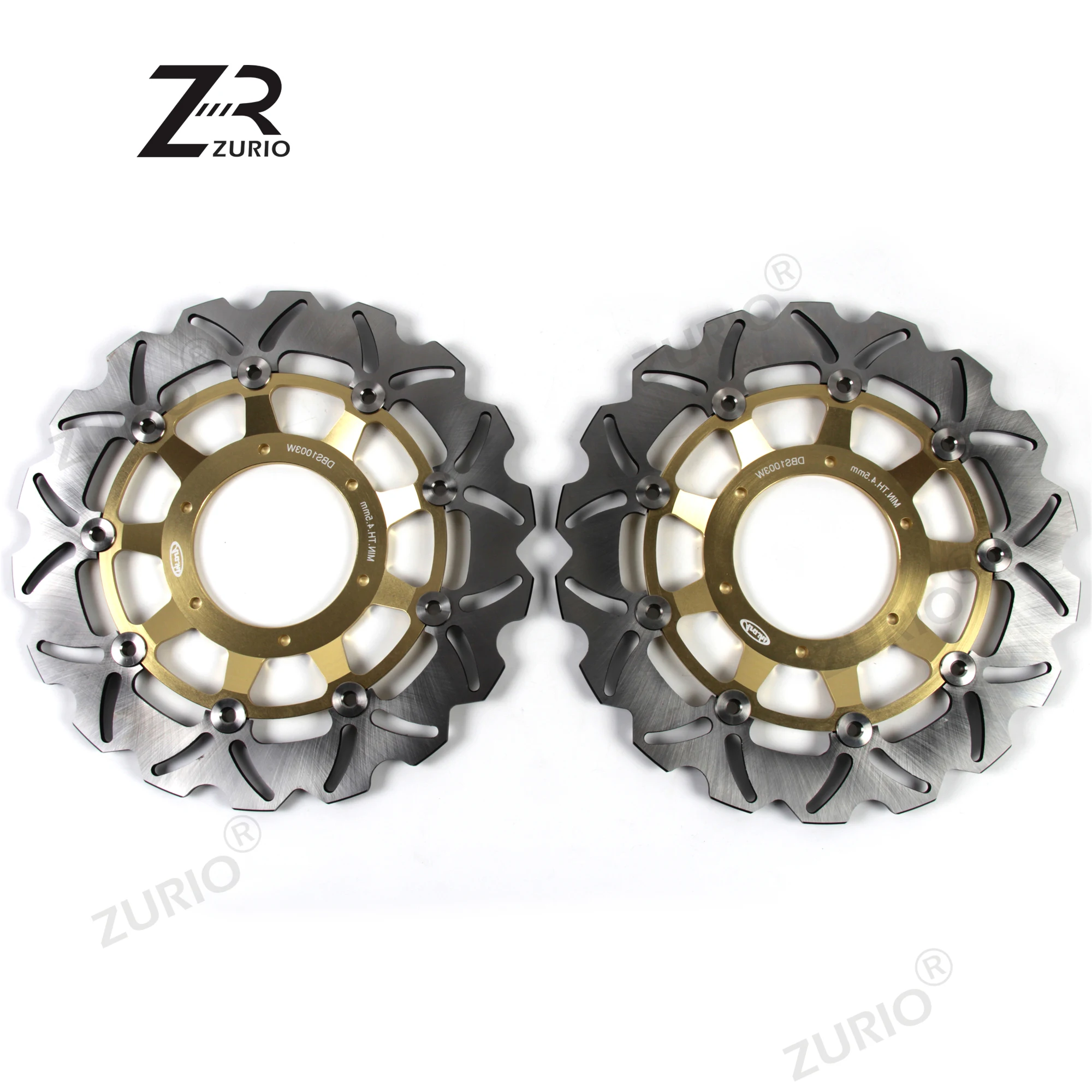 Фото ZURIO для Honda CBR600F/CB900F HORNET передние тормозные диски с ЧПУ, роторы CBR F 600 2001-2007/CBF 900 HORNET 2002 2003 №4