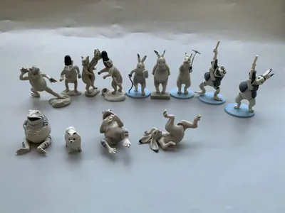 

mini little cute Frog rabbit cartoon doll decorations xiaochouya