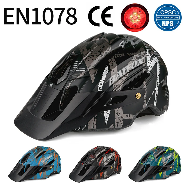 

BATFOX MTB Road Bike HelmetBicycle Cycling Helmet Ultralight EPS+PC Cover Integrally-mold Cycling Helmet Cycling Safely Cap