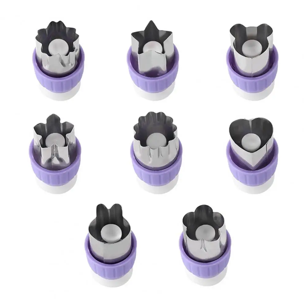 

Modern Vegetable And Fruit Cutter Efficient Labor-Saving Vegetables Cutter Mold Fruit Molds Vegetable Cutter 8Pcs/Set