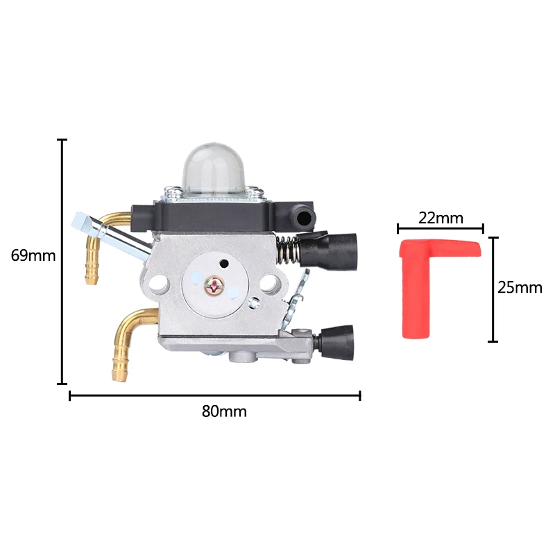 Карбюратор XCAN триммер для Zama C1Q-S225 4237 120 0606 Carb Stihl HS81T HS81 HS81R HS81RC HS82T HS86R HS87R
