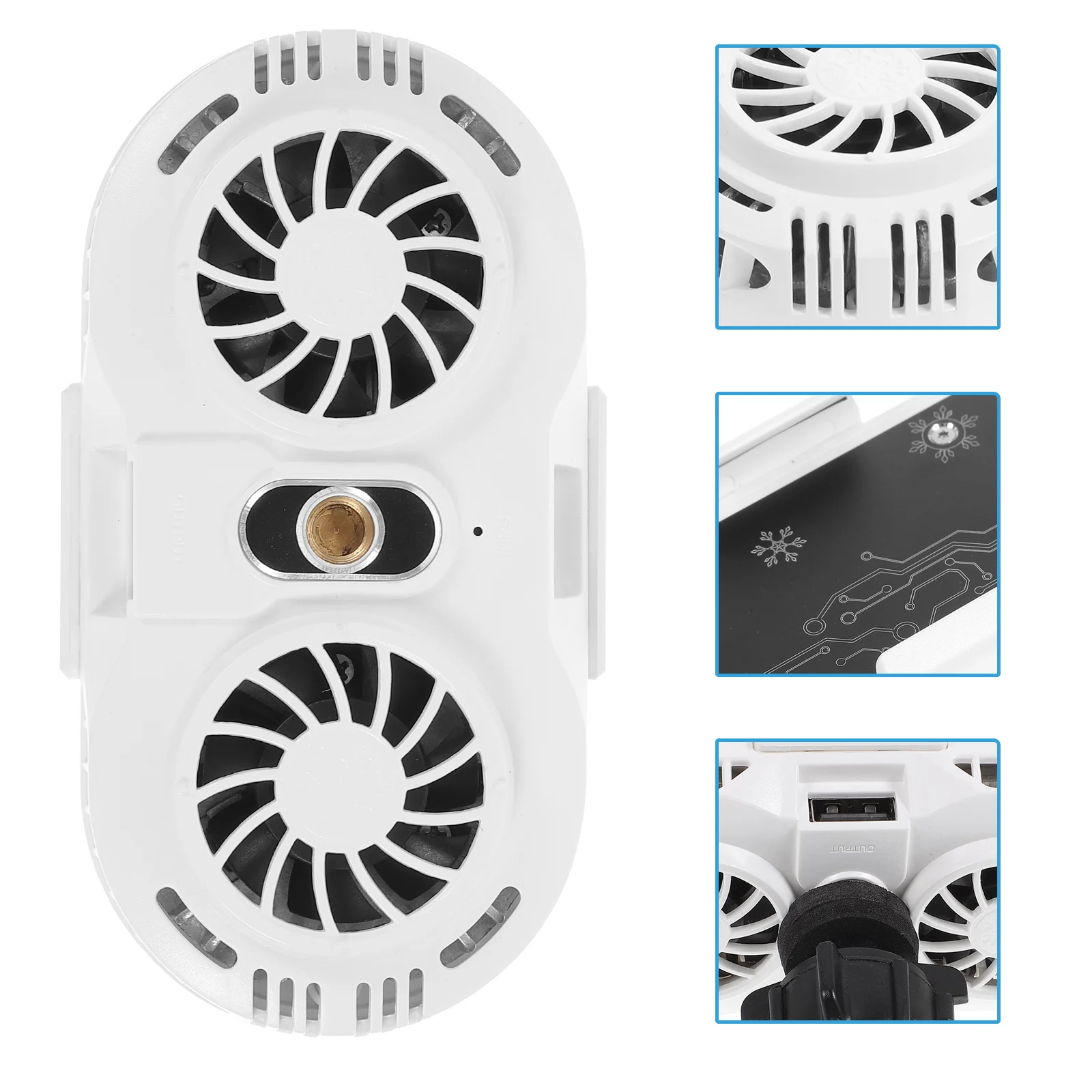 

Cooler Fan Radiator Coolingfor Mobile Tool Cell Heat Semi Conductor Cellphoneled Air Case Temperature Display