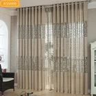 Современная сетчатая оконная прозрачная полосатые шторы для гостиной, спальни, кухонные занавески для окон