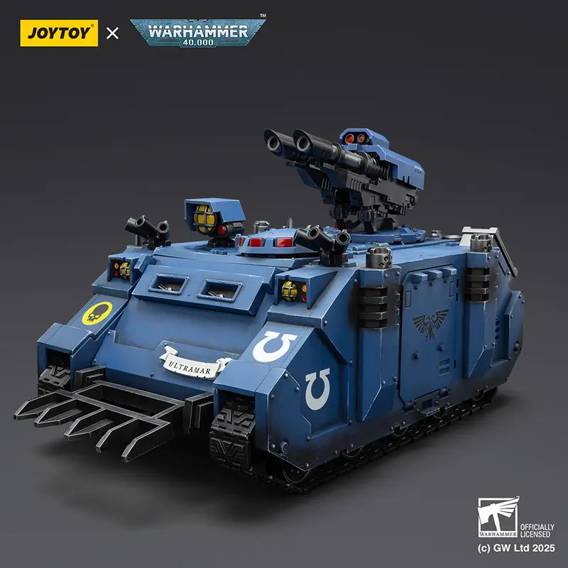 Фото Фигурка JOYTOY Ultramarines Razorback с двумя лазерными пушками, масштаб 1/18, коллекционная модель, декор для рабочего стола, подарок №1