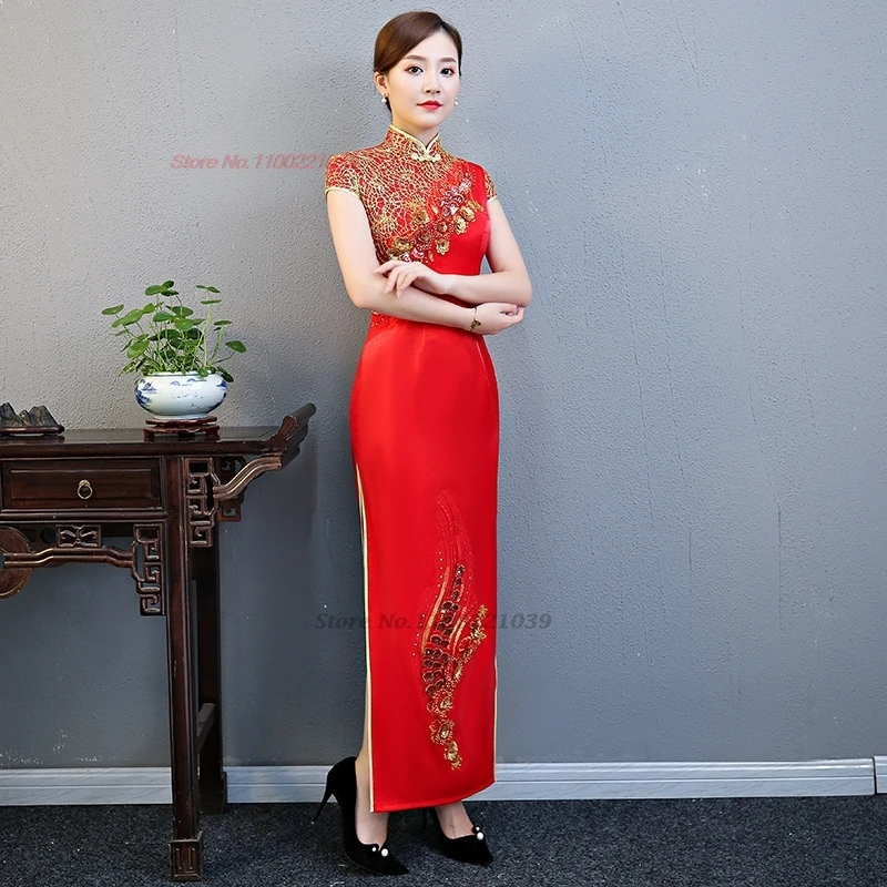 2024 традиционное китайское винтажное платье улучшенное Cheongsam национальная