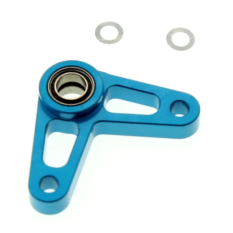 RC upgrade accessories TD4 metal steering arm axle rudder base rocker curved set
