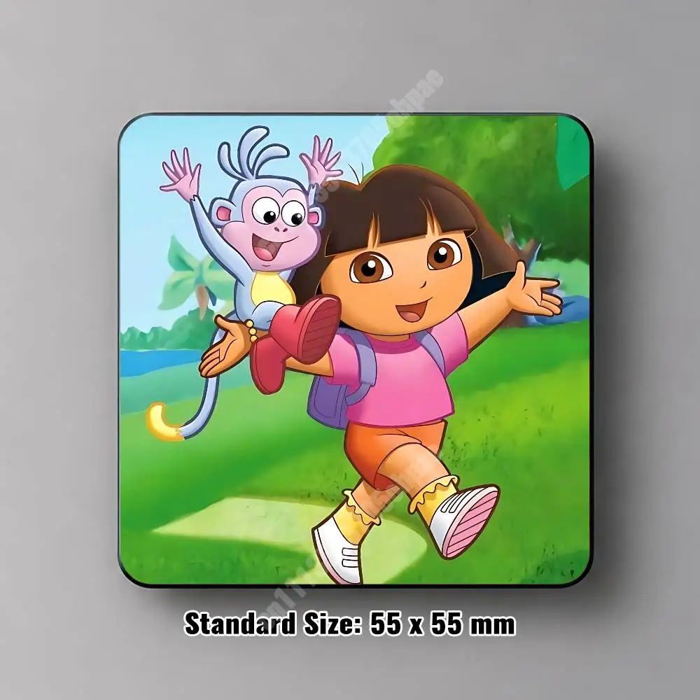 Магнитная наклейка D-Dora B-Boots The Explorer с мультяшными персонажами, съемная наклейка на холодильник для металлических поверхностей, магнитная этикетка (art.: 3920dc6d1ff4f) - 3920dc6d1ff4f