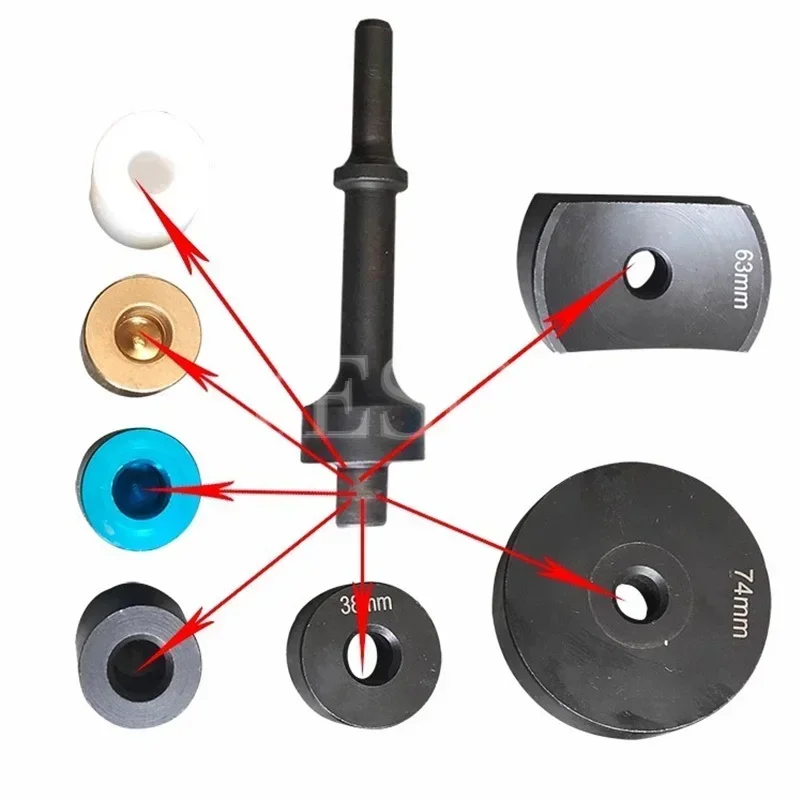 Pneumatic Concrete Breaker Ball Joint Auto Repair Kit Remover Flat Chisel Air Hammer Breakaway