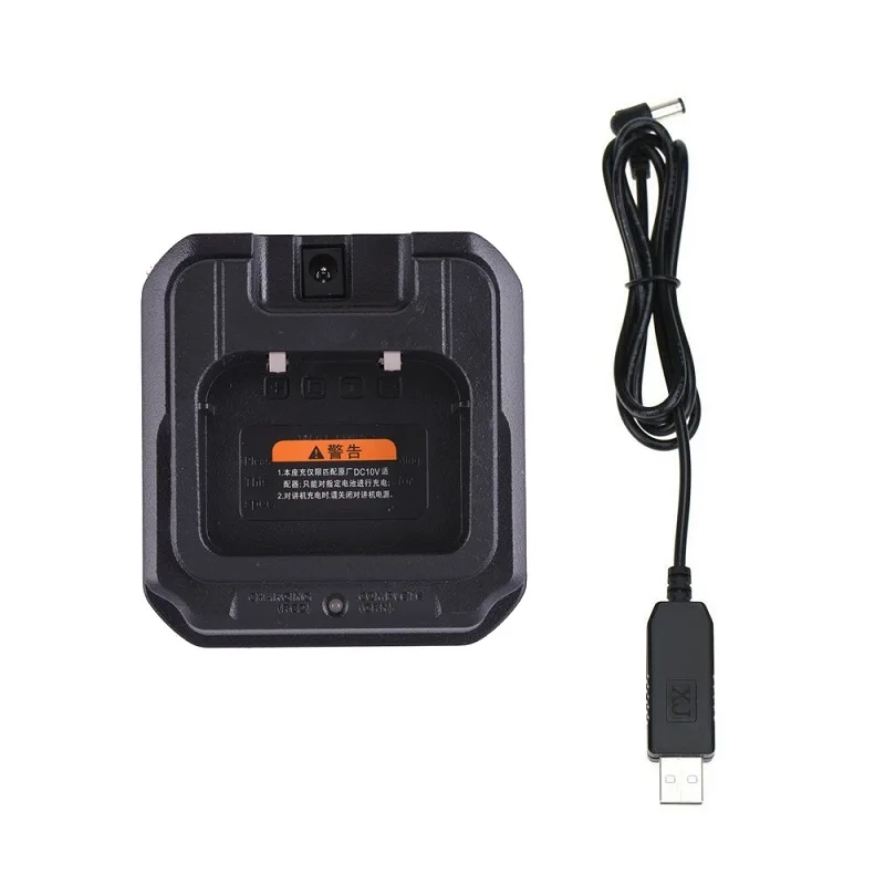 100% Originale Baofeng Uv-9R Walkie Talkie Adattatore Usb Caricatore Da Tavolo Bf-9700 Uv9R Plus Radio Bidirezionale Accessori Per Batterie Agli Ioni 