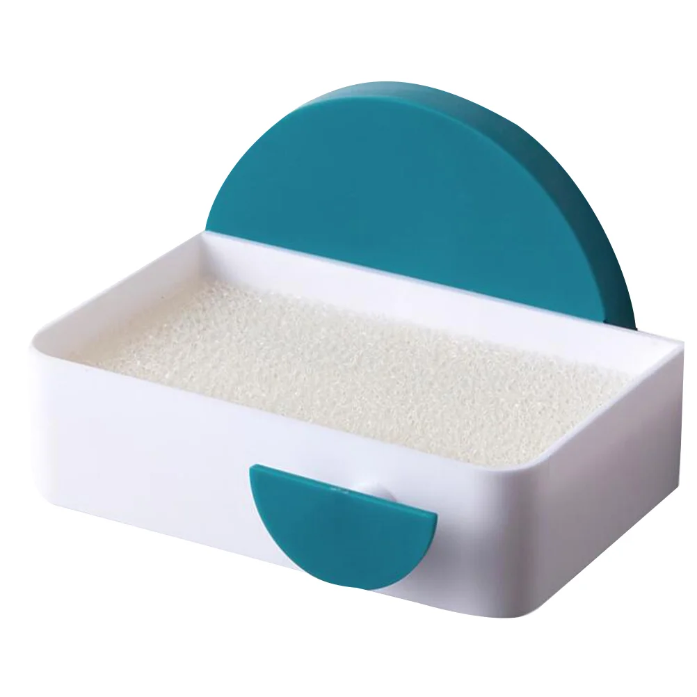 

Wall-Mounted Soap Storage Rack Punch-Free Soap Holder Practical Soap Dish Soap Tray White