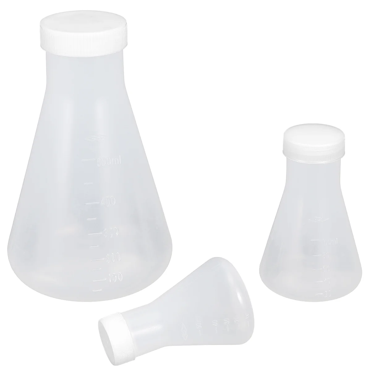 

Flask Conical Erlenmeyer Science Flasks Laboratory Chemistry Beaker Experiment Polypropylene Set Beakers Measuring Mouth
