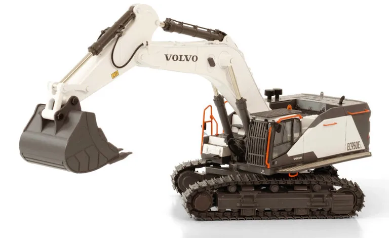 Alloy Model Gift WSI 1:50 Scale VO LVO EC950E Hydraulic Excavator Engineering Machinery Diecast Toy Model For Collection 64-2006