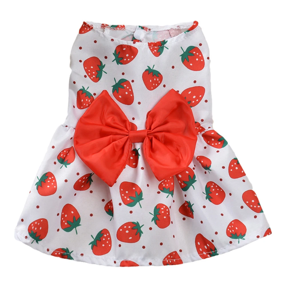 Low Price Fashion Summer Pet Dress Dog Flower Coat Puppy Cat Clothes Outfit Sleeveless Soft Thin Skirt |