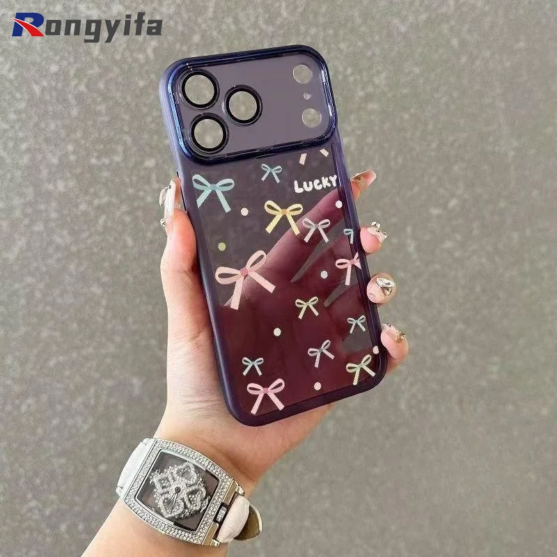 Фото Прозрачный чехол для телефона с защитной пленкой для объектива для Honor Magic 8 7 6 5 Lite 9X Pro 8C Power GT Pro Play 60 Plus 40 X6C X6D X5 X5B Plus №2
