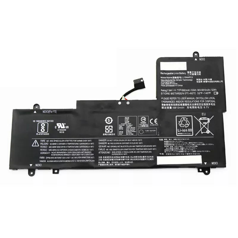 Аккумулятор XINbox L15L4PC2 L15M4PC2 7 6 V 53Wh для ноутбука Lenovo Yoga 710-14IKB 710-14ISK 710-15IKB 710-14ISK-ISE
