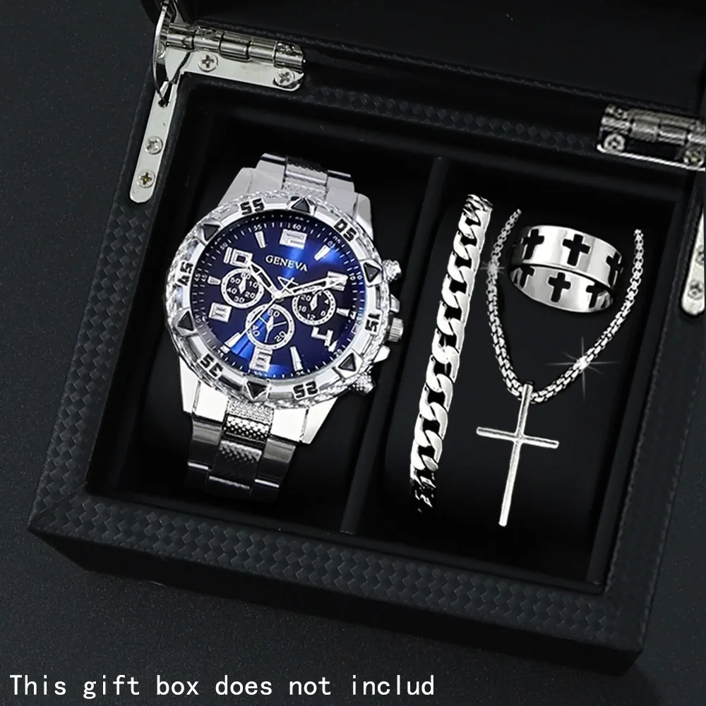 Мужские кварцевые часы DEYROS 4 шт.