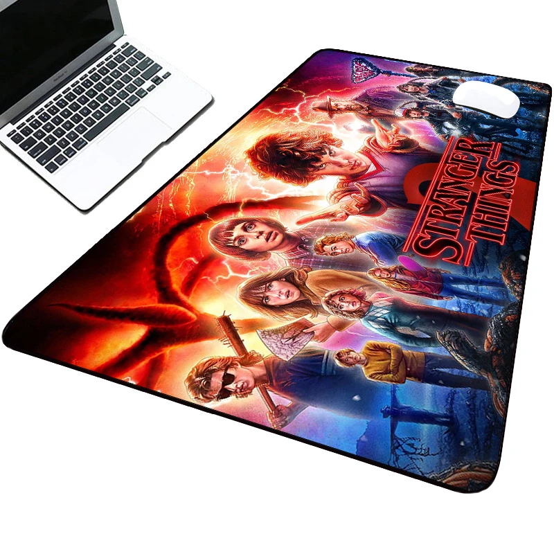 Coisas estranhas tapete de mesa de silicone mouse pad xxxl mousepad mesa escritório 300x800 gaming laptops tapete do mouse estendido almofada gamer