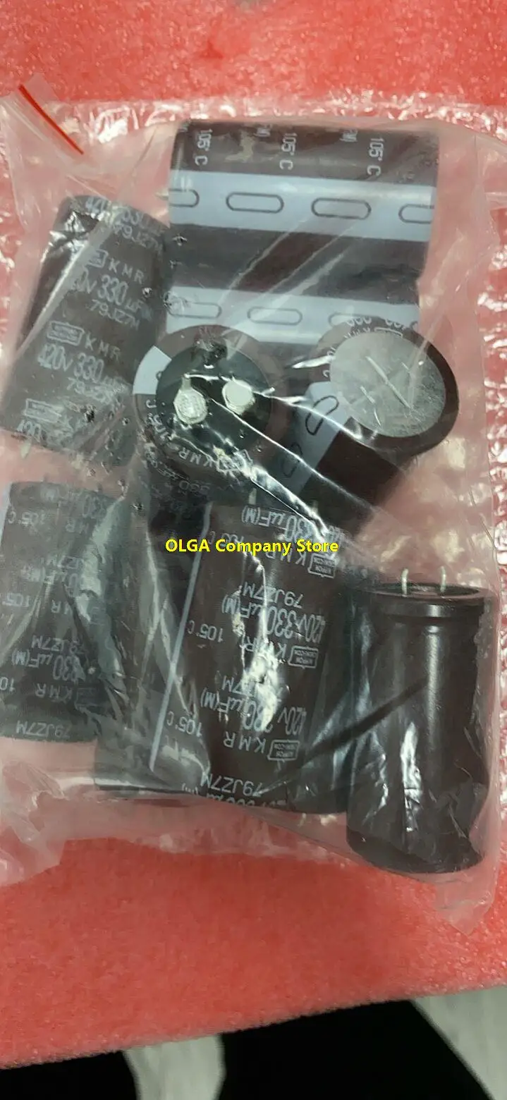 

420V330UF 420V can replace 450V330UF new original inverter welding machine electrolytic capacitor 25*45 5PCS