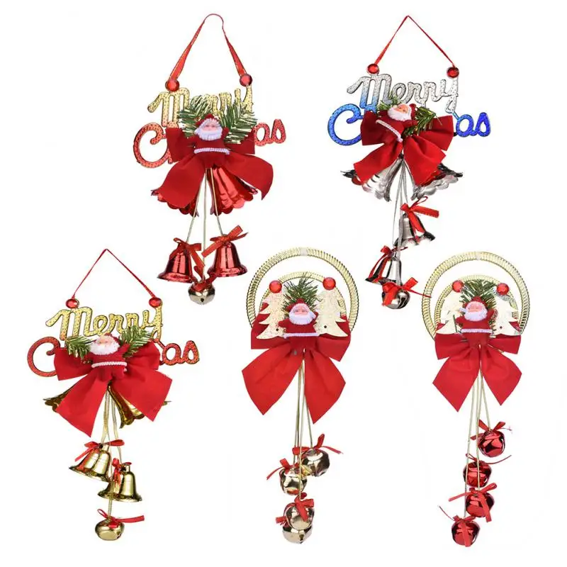 

Christmas Bells Christmas Tree Pendants Bells Ornaments Santa Claus Bells Christmas Gift New Year's Eve Decorations 2022 New