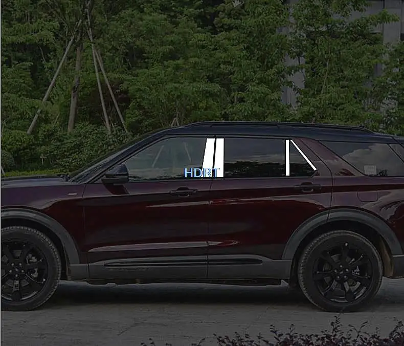 Для Ford Explorer timседан 2020 2021 Стайлинг автомобиля внешние аксессуары нержавеющая