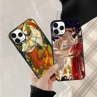 tian guan ci fu chinese style phone case for iphone 12 11 13 7 8 6 s plus x xs xr pro max mini shell