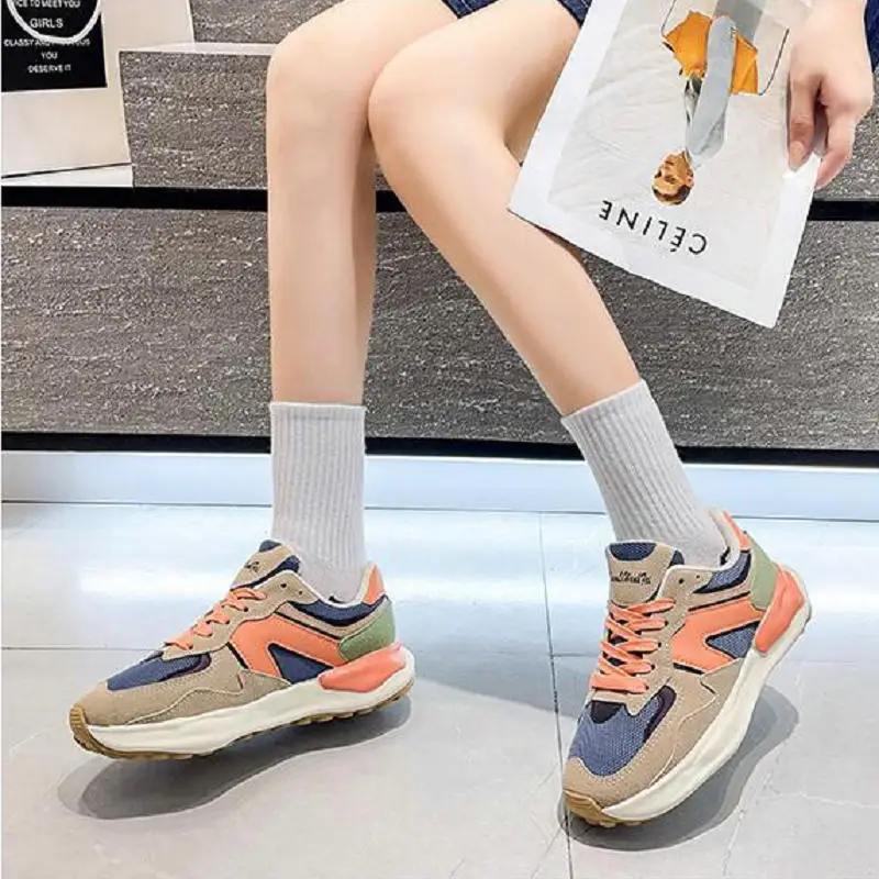 

2023 Summer Couple Sneakers Women New Mesh Casual Men and Women Platform Shoes Comfortable Outdoor Women's Air Sports Shoes