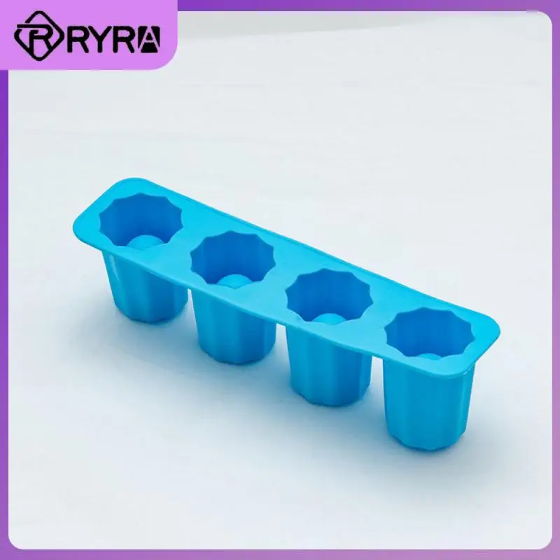 

Rectangular Ice Mold No Smell Ice Making Ice Tray Ice Crate Full Elasticity Ice Maker Silicone Ice Box Homemade Diy Moulds