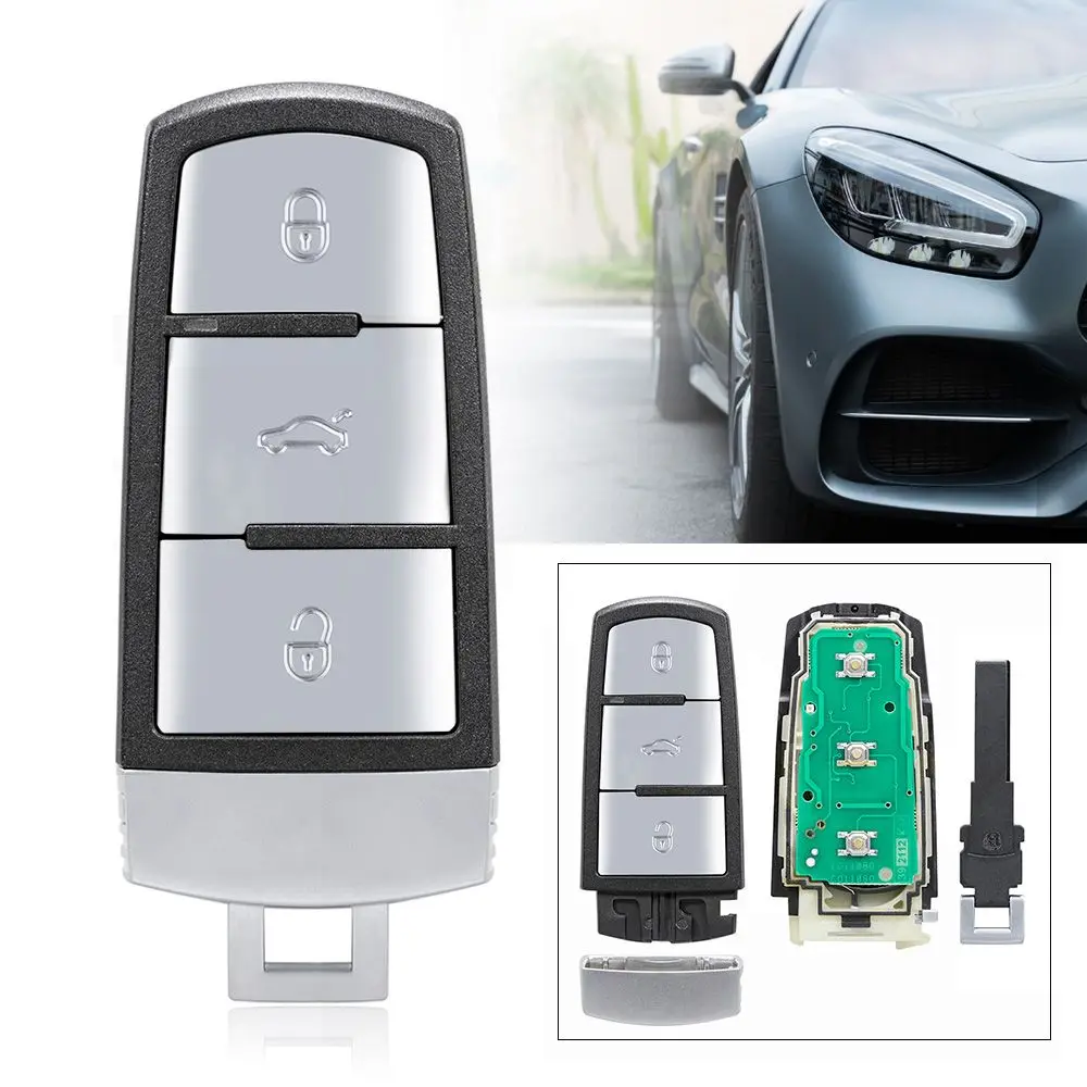 

Детали для автомобильных автомобилей Автозапчасти и аксессуары 434 МГц ID48 БЕСКЛЮЧЕВОЙ пульт дистанционного ключа брелок с 3 кнопками дистан...