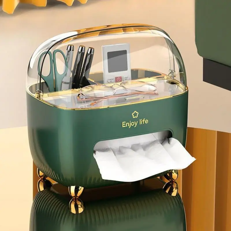 

Коробка для хранения 20 × 20 см, креативный роскошный простой бумажный ящик, семейная коробка для салфеток в ресторане, семейная коробка из АБС-пластика